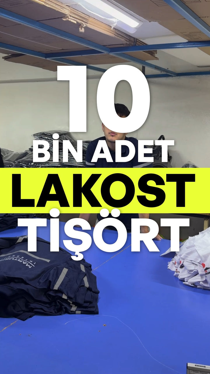 Martur Fompak için tam 10.000 adet tişört ürettik