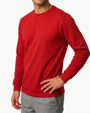 Kırmızı Baskılı Sweatshirt
